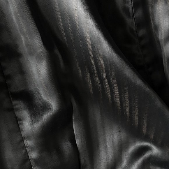 Black Angora winter coat, size 2, Made in Canada - Picture 5 of 6